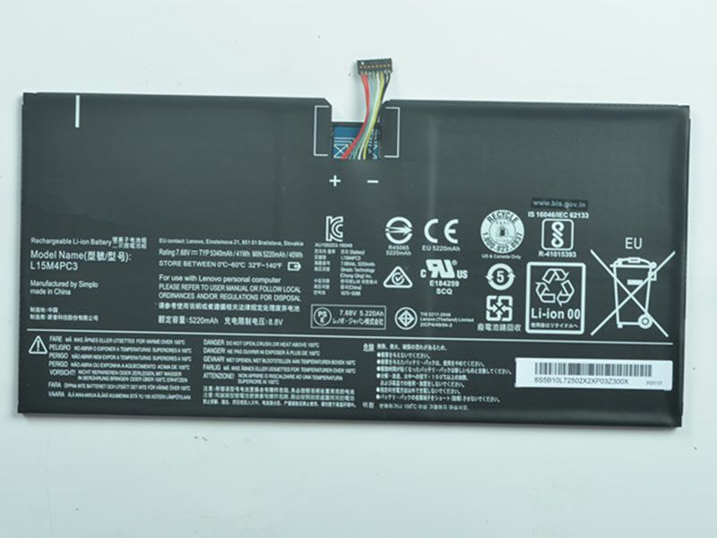 Lenovo L15L4PC3 Tablet PC Akku