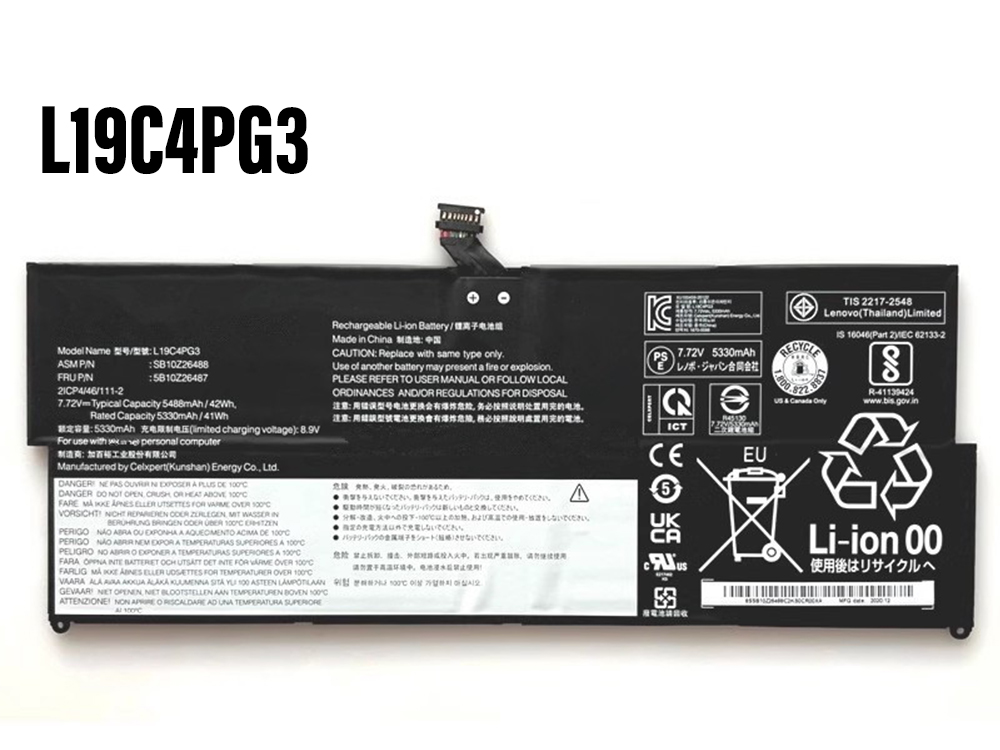 L19C4PG3 Laptop Akku